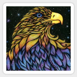 Intergalactic Eagle Sticker